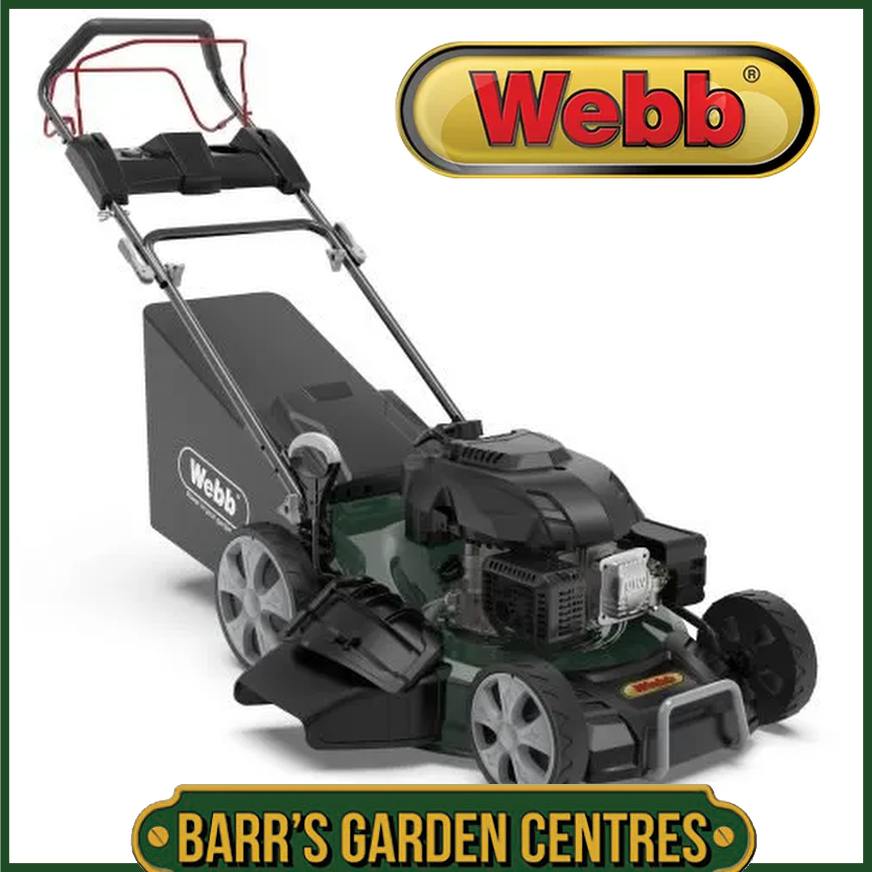 Webb WER510ES Classic 51cm (20″) Self Propelled Electric Start Petrol Lawn Mower