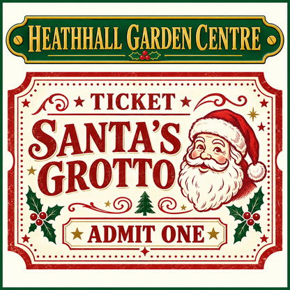 Santa's Grotto Tickets For HEATHHALL GARDEN CENTRE