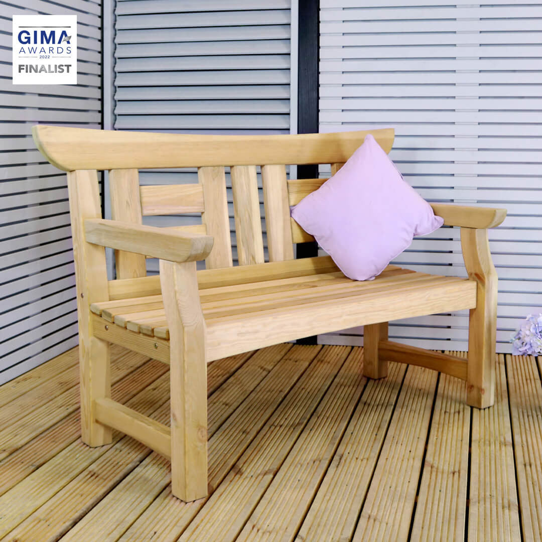 Cherry Blossom Garden Bench