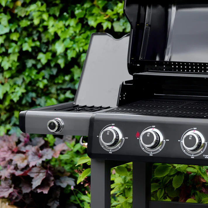 Grillstream Carbon 3 Burner Hybrid BBQ