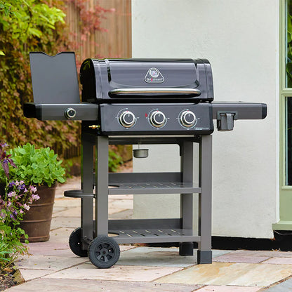 Grillstream Carbon 3 Burner Hybrid BBQ