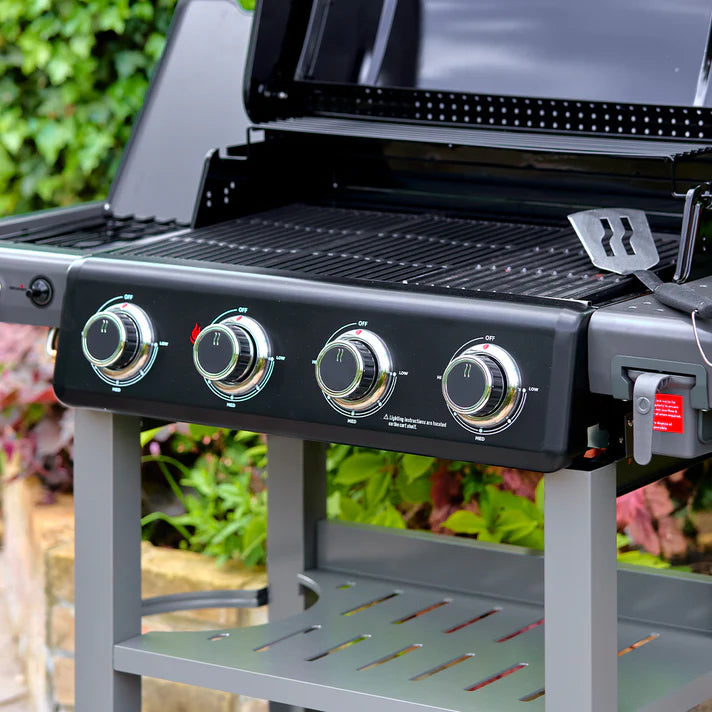 Grillstream Carbon 4 Burner Hybrid BBQ