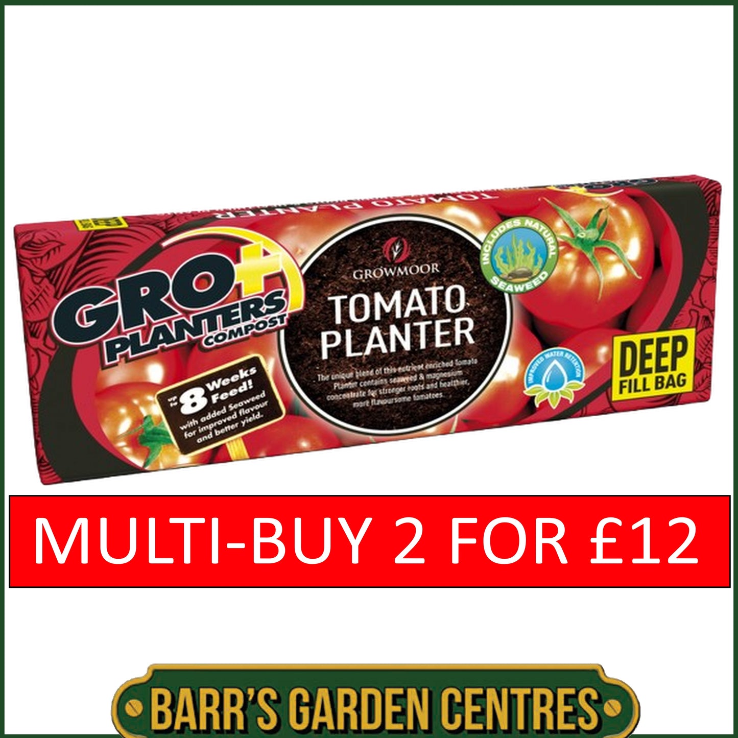 Growmoor Enriched Tomato Planter 56 Litre