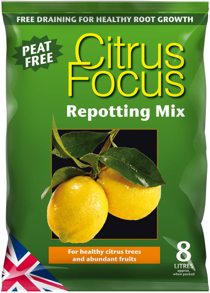Citrus Focus Repotting Mix Peat Free 8 Litre