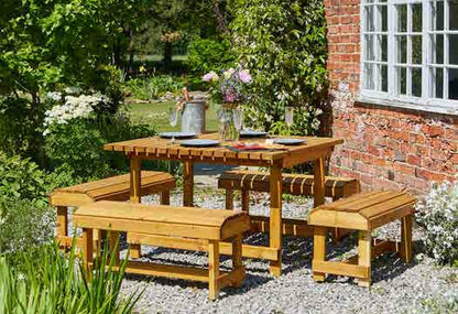 Tom Chambers Coxwald Table and Bench set
