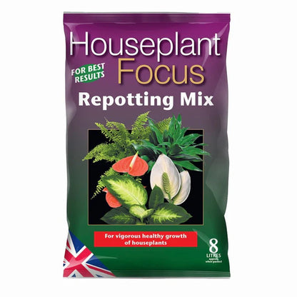 Growth Technology Houseplant Focus Peat-Free Repotting Mix (3ltr - 8ltr - 25ltr)
