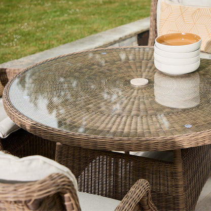 Montpellier 4 Seater Dining Set with 2.5m Parsol