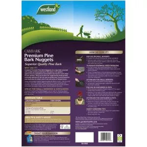 Westland Cambark Premium Pine Bark Nuggets 50 Litre