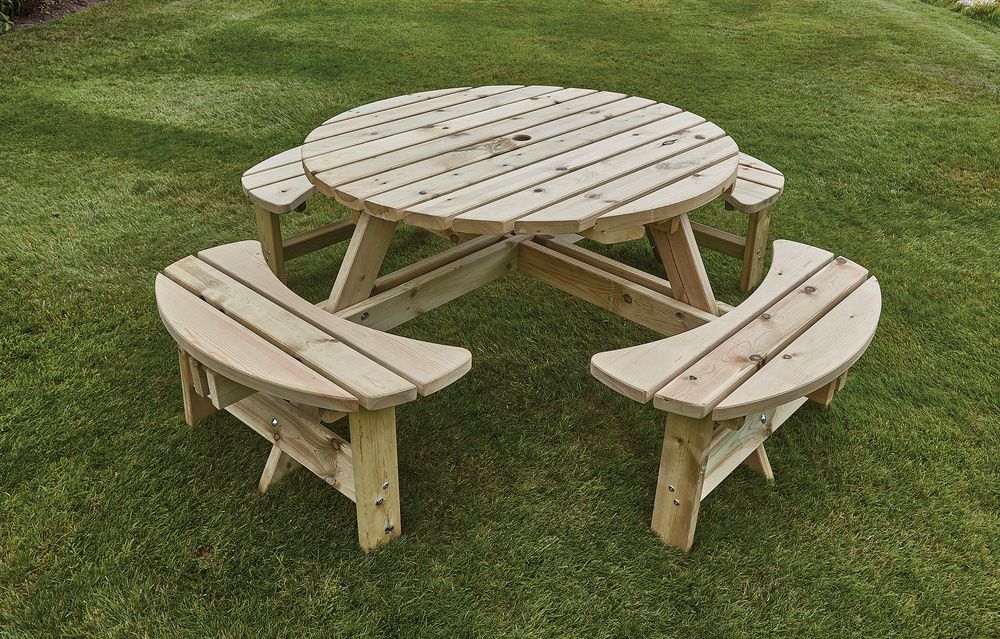 Appleton Round Picnic Bench