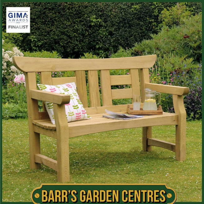 Cherry Blossom Garden Bench
