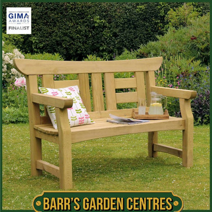 Cherry Blossom Garden Bench