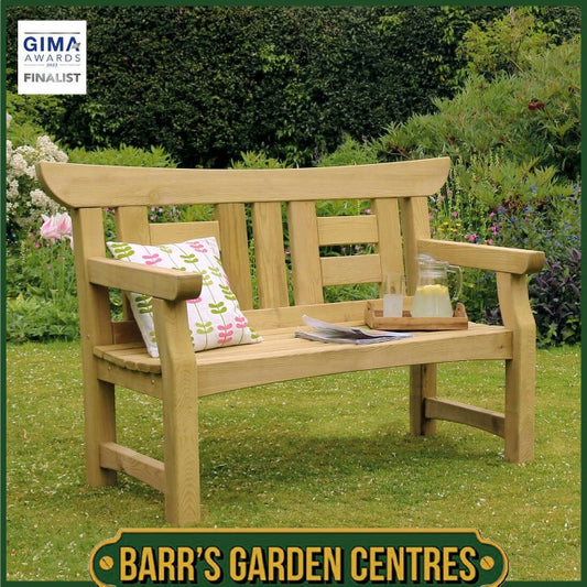 Cherry Blossom Garden Bench