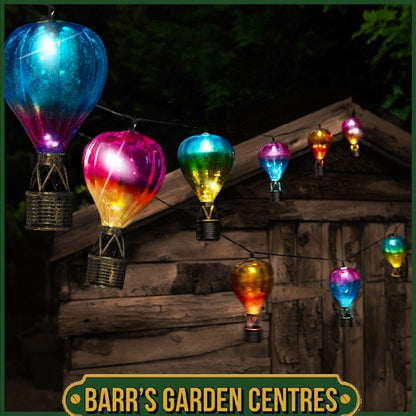 SkyRunner Hot Air Balloon String Lights (Set of 10 Lights)