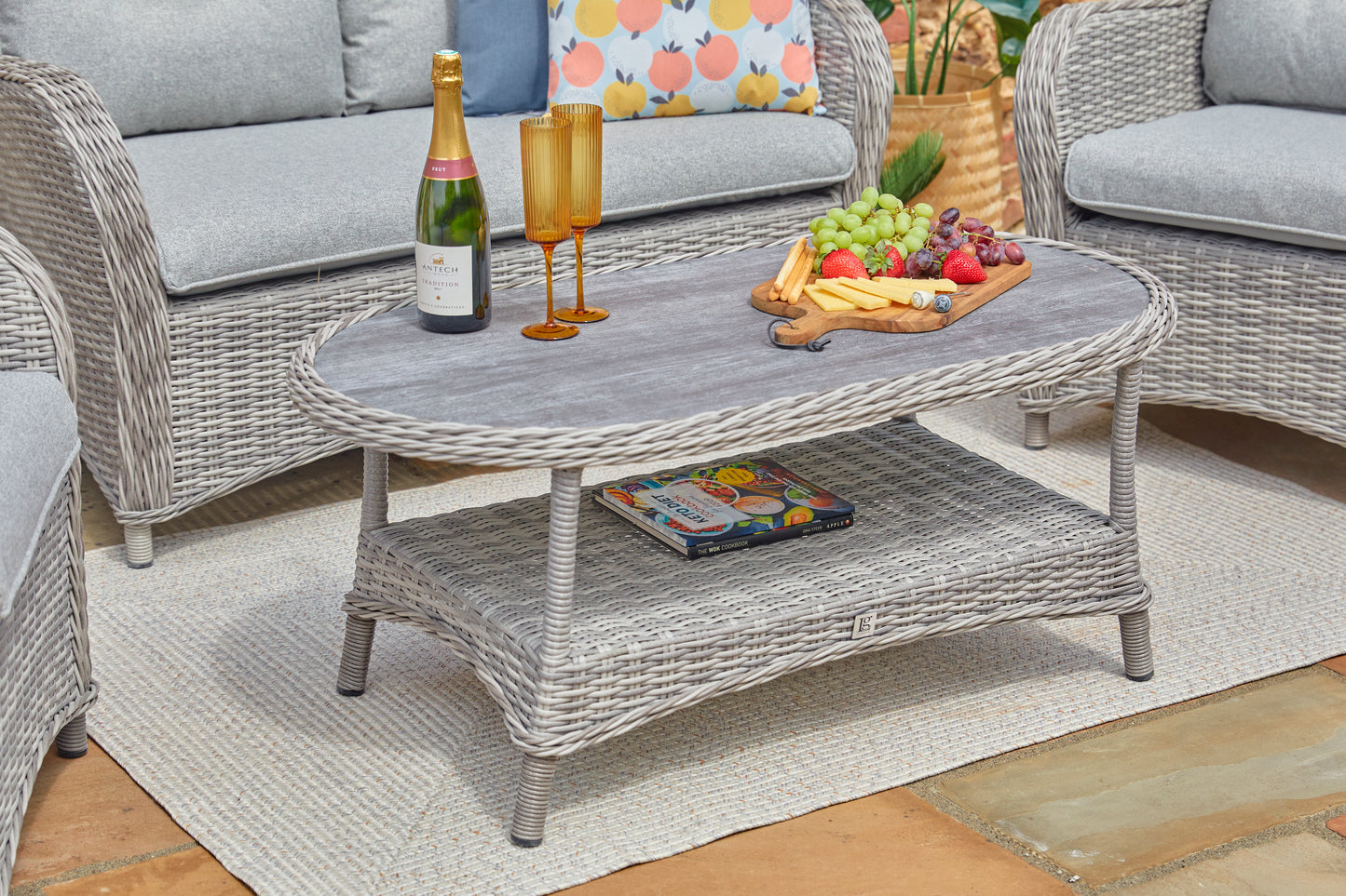 St Tropez Stone Lounge Set - Set5