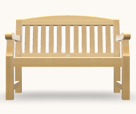 Emily 2 Seater Garden Bench (4ft)