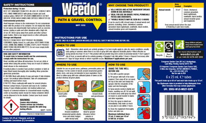 Weedol® Path & Gravel Control (Concentrate Tubes) 6 Tubes - 12 Tubes