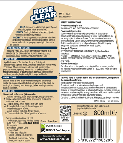 RoseClear® 3 in 1 Action 800ml