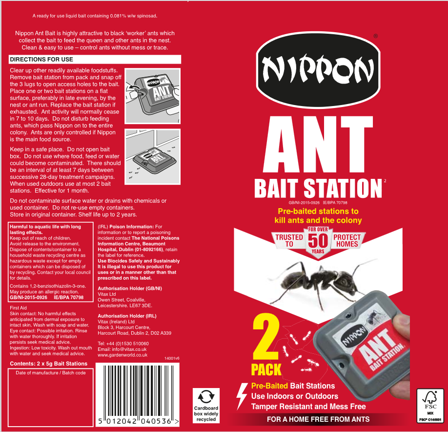 Vitax Nippon Ant Bait Station 2 Pack