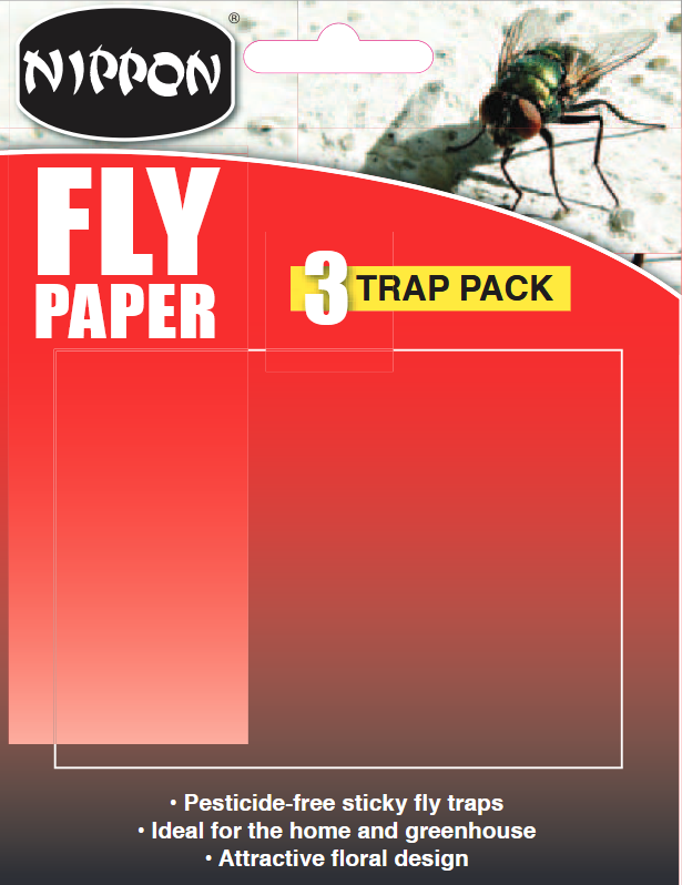 Vitax Nippon Fly Paper 3 pack