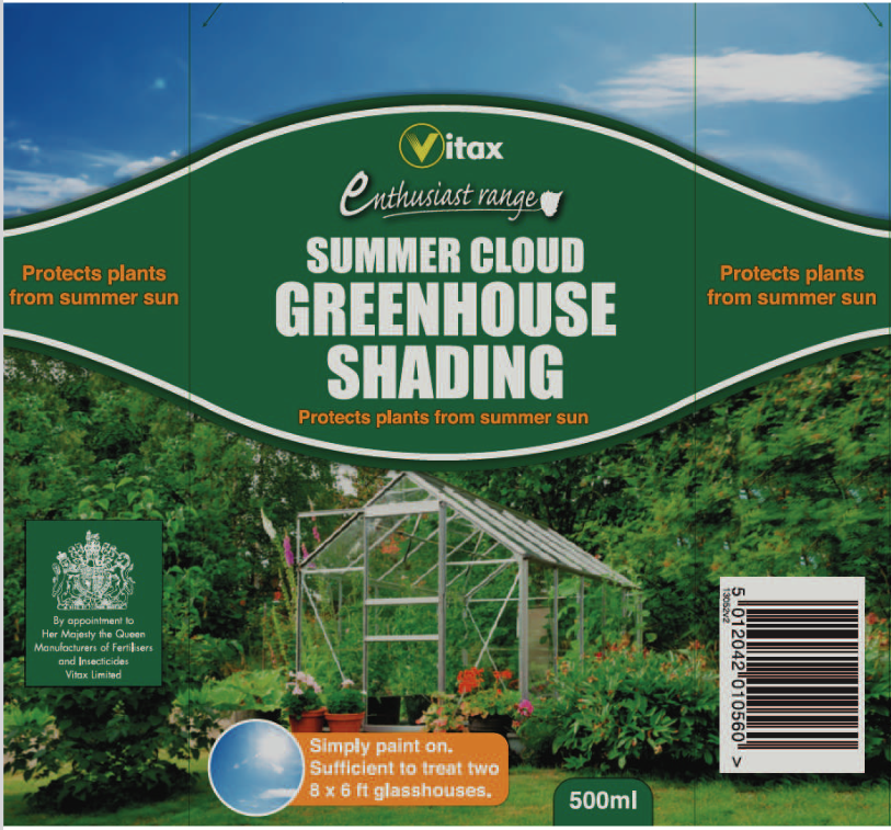 Vitax Summer Cloud Greenhouse Shading 500ml