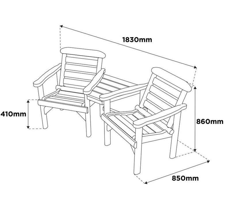 Thorton Rustic Alcove Set