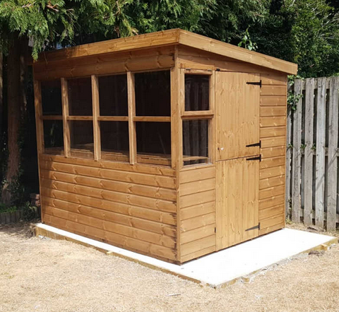 Sunflower Potting Shed 12mm/18mm Cladding - Delivered & Professionally Assembled (Includes Bearers)