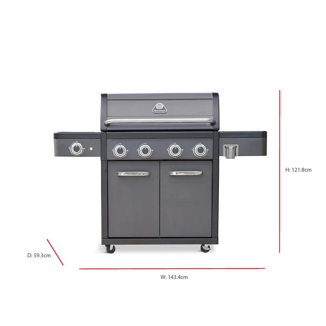 Grillstream Legacy 4 Burner Hybrid BBQ