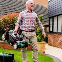 Webb WEER33RR Supreme 33cm Electric Rotary Lawnmower with Rear Roller