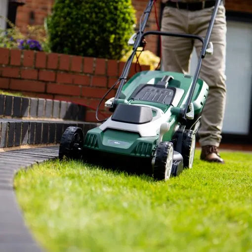 Webb WEER40RR Supreme 40cm (16 inch) Electric Rotary Lawnmower with Rear Roller