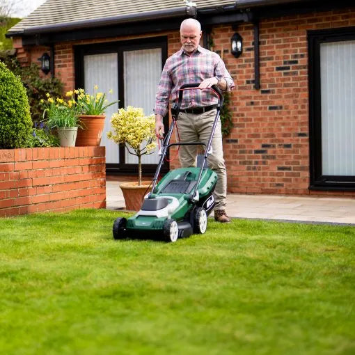 Webb WEER40RR Supreme 40cm (16 inch) Electric Rotary Lawnmower with Rear Roller