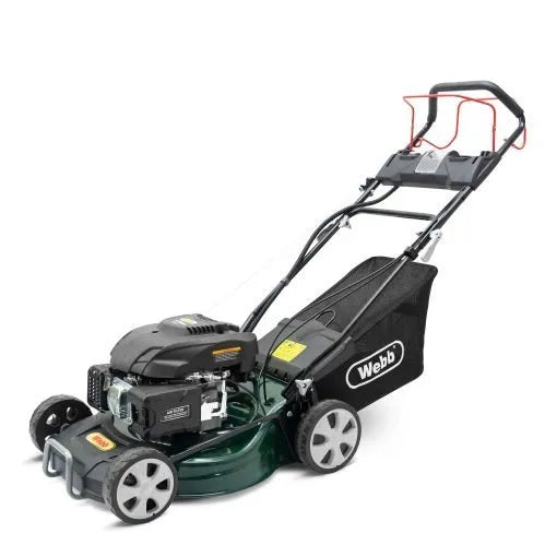 Webb WER460ES Classic 46cm (18″) Self Propelled Electric Start Petrol Lawn Mower