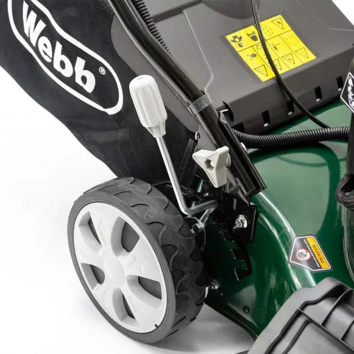 Webb WER460ES Classic 46cm (18″) Self Propelled Electric Start Petrol Lawn Mower