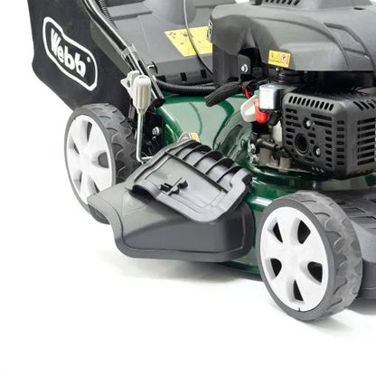 Webb WER460ES Classic 46cm (18″) Self Propelled Electric Start Petrol Lawn Mower
