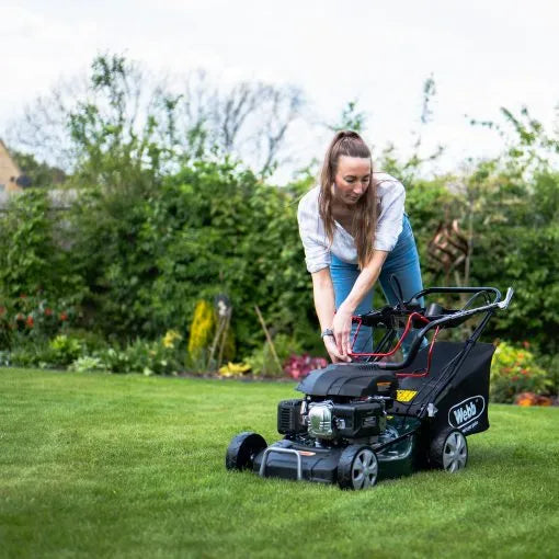 Webb WER510ES Classic 51cm (20″) Self Propelled Electric Start Petrol Lawn Mower