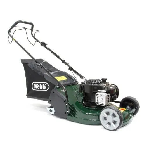 Webb WERR17SP 43cm (17″) Self Propelled Petrol Rear Roller Lawn Mower