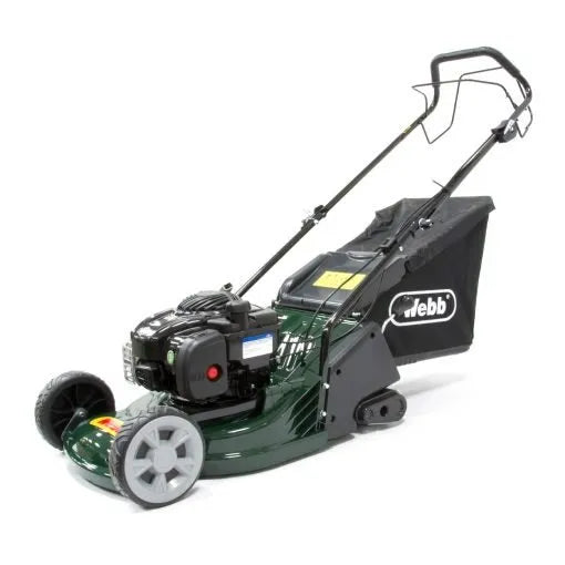 Webb WERR17SP 43cm (17″) Self Propelled Petrol Rear Roller Lawn Mower