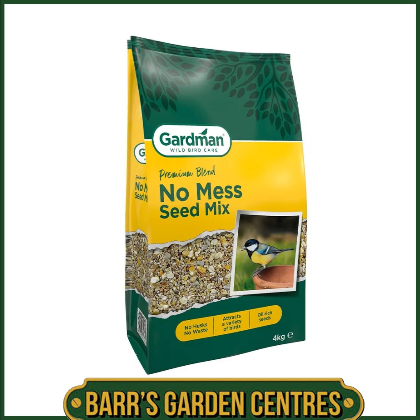 Gardman No Mess Seed Mix 2Kg - 4Kg