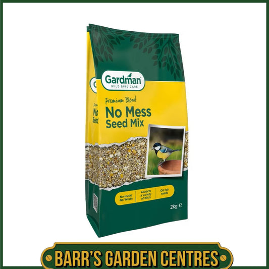 Gardman No Mess Seed Mix 2Kg - 4Kg