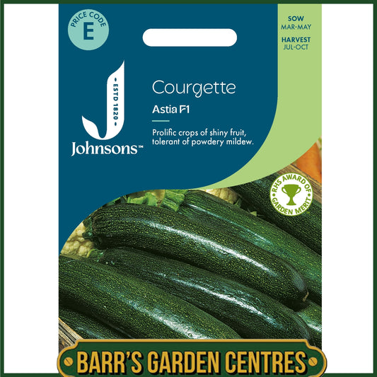 Johnsons - Courgette Astia F1 - 10 Seeds