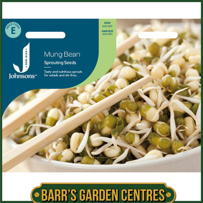 Johnsons -  Mung Bean Sprouting Seeds - 1200 Seeds