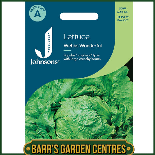 Johnsons - Lettuce Webbs Wonderful - 1000 Seeds