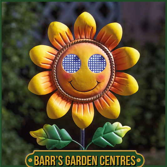 Smart Solar Blinkin, Smiling Sunflower Stake