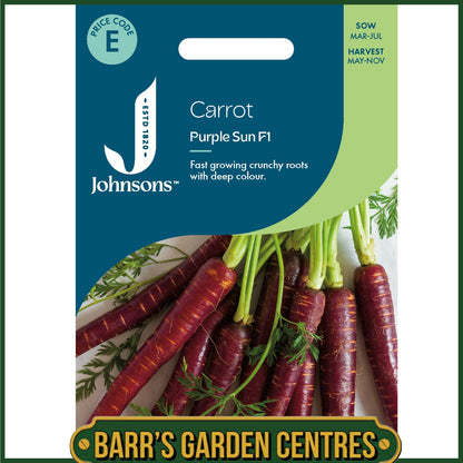 Johnsons - Carrot Purple Sun F1 - 350 Seeds