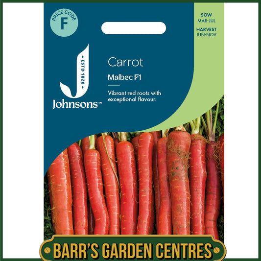 Johnsons - Carrot Malbec F1 - 350 Seeds