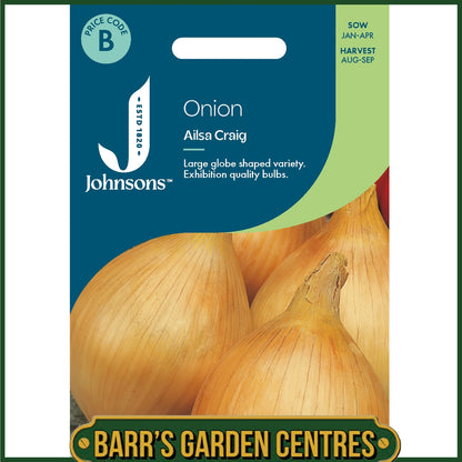 Johnsons - Onion Ailsa Craig - 350 Seeds