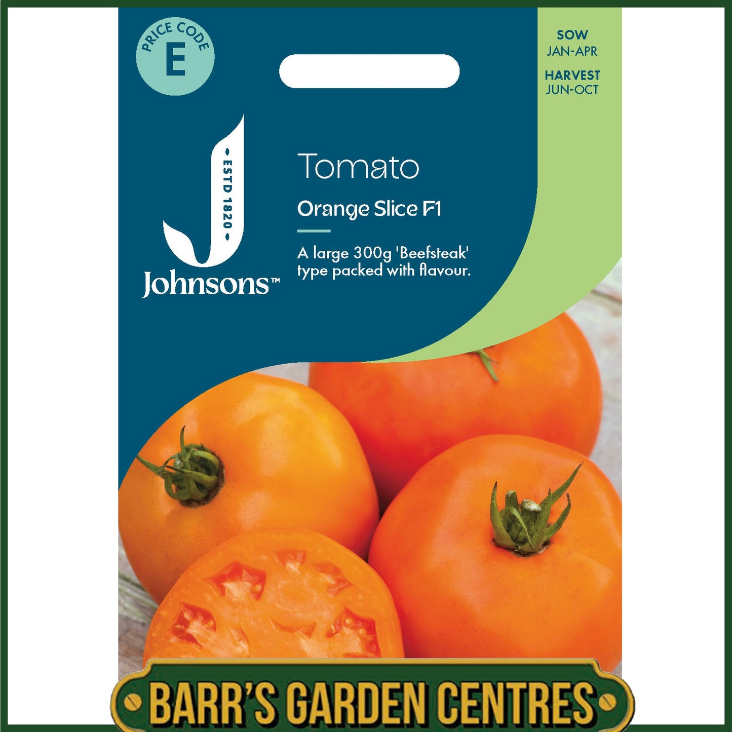 Johnsons - Tomato Orange Slice F1 - 10 Seeds