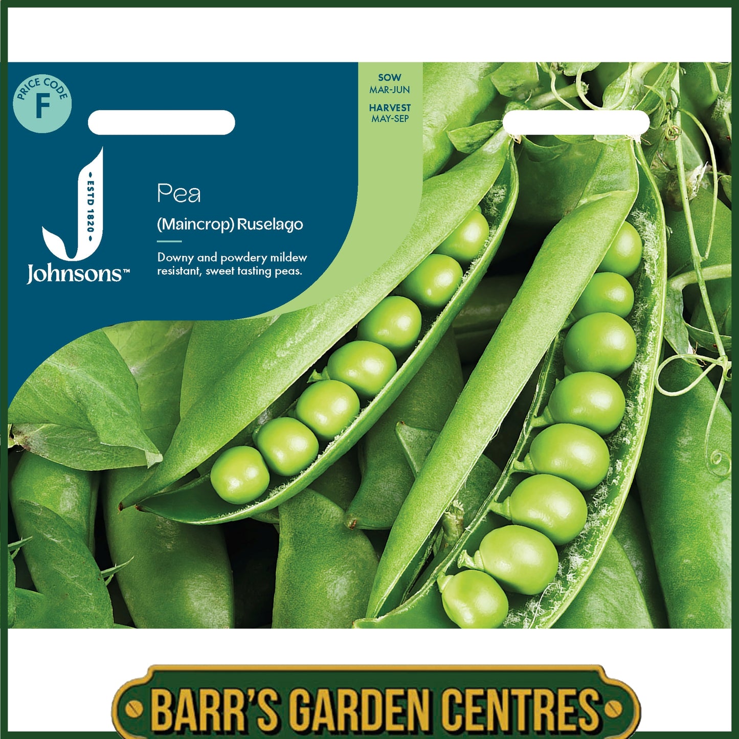 Johnsons - Pea (maincrop) Ruselago - 250 Seeds