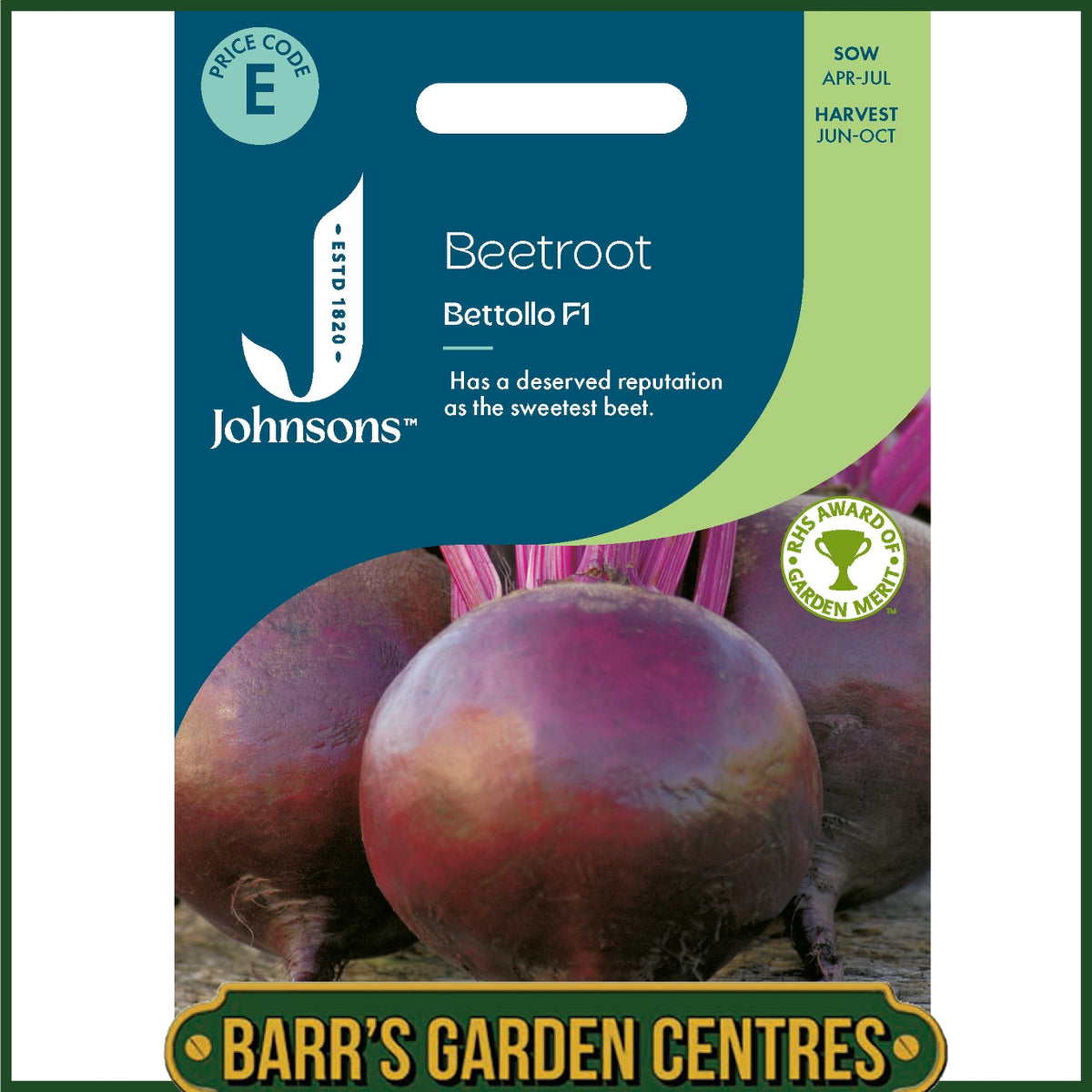 Johnsons - Beetroot Bettollo F1 - 150 Seeds