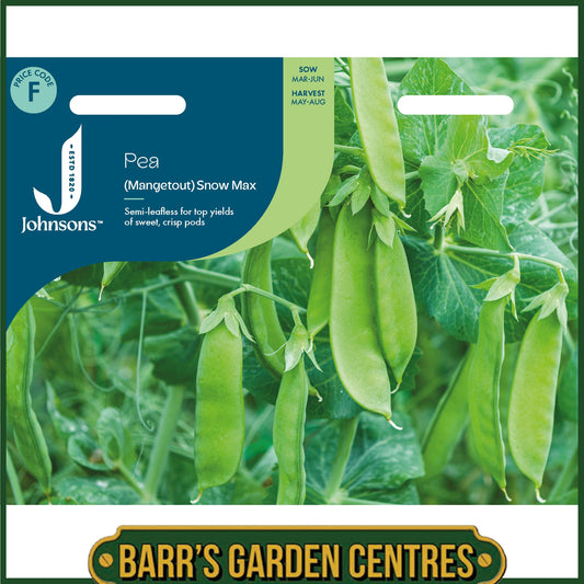 Johnsons - Pea (mangetout) Snow Max - 150 Seeds