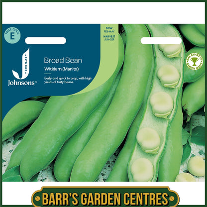 Johnsons - Broad Bean Witkiem (manita) - 45 Seeds